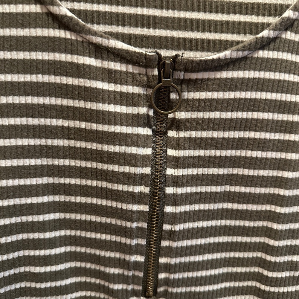Striped Black and White Bodysuit - Picture 2 of 5